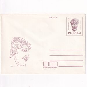 Fi 78 koperta Ck Głowy wawelskie - Mężczyzna w wieńcu laurowym