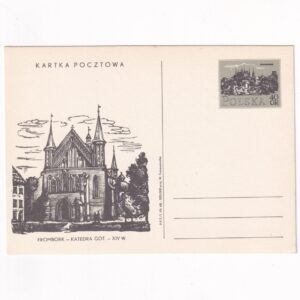 Fi 399 całostka pocztowa Cp Frombork - turystyka