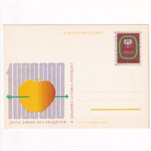 Fi 414 całostka pocztowa Cp Krajowa Loteria Pieniężna