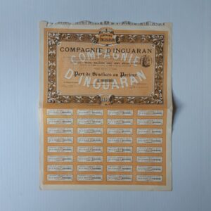 AKCJA COMPAGNIE D'INGUARAN (MEXIQUE) OBLI-01