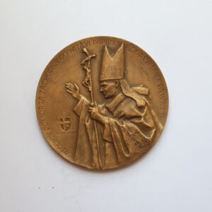MEDAL JAN PAWEŁ II SZCZECIN 11.VI.1987r. PIELGRZYMKA MED-18