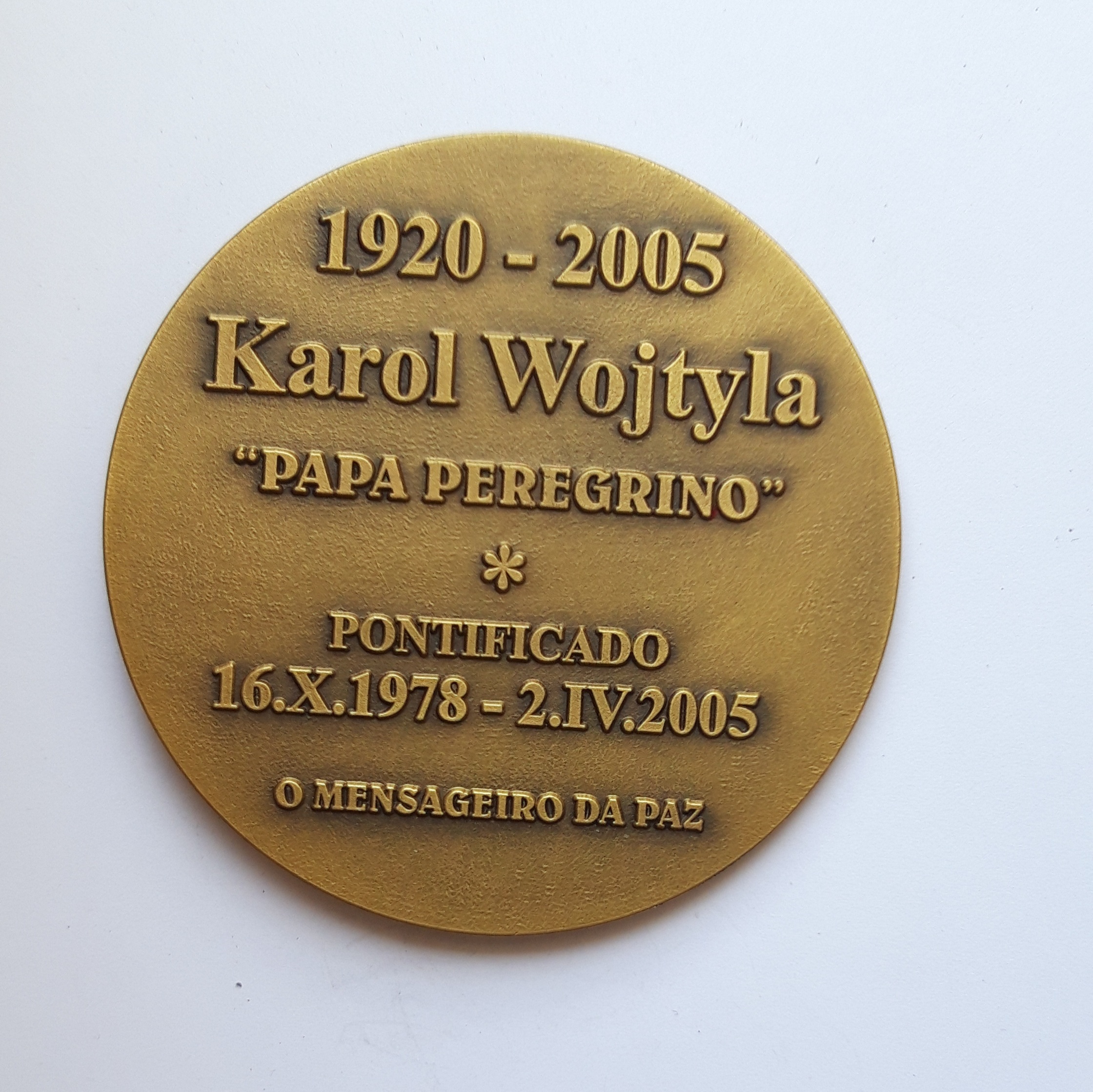 MEDAL JAN PAWEŁ II - PAPIEŻ PIELGRZYM MED-15 - obrazek 2