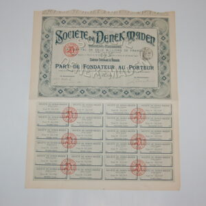 AKCJA SOCIETE DE DENEK MADEN OBLI-23