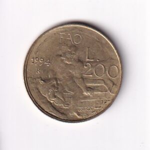 SAN MARINO. 200 LIRÓW ROK 1994