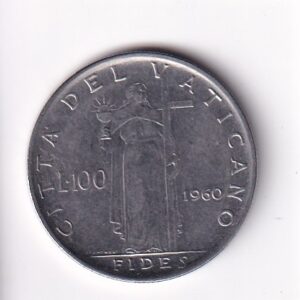 WATYKAN JAN XXIII 100 LIRÓW ROK 1960