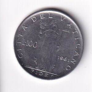 WATYKAN JAN XXIII 100 LIRÓW ROK 1961