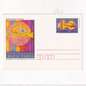 Fi 1097 całostka pocztowa Cp XXV Old Jazz Meeting ZŁOTA TARKA