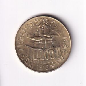 SAN MARINO. 200 LIRÓW ROK 1978