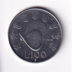 SAN MARINO. 100 LIRÓW ROK 1979