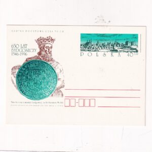 Fi 1113 całostka pocztowa Cp 650 lat Bydgoszczy