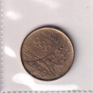 SAN MARINO UNC 20 LIRÓW ROK 1980