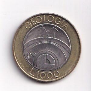 SAN MARINO. 1000 LIRÓW ROK 1998
