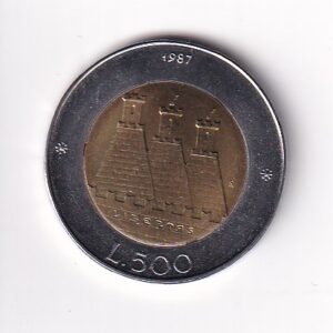 SAN MARINO. 500 LIRÓW ROK 1987