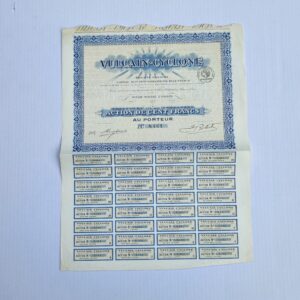 AKCJA SOCIETE ANONYME VULCAIN-CYCLONE OBLI-15