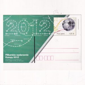 Fi 1587 całostka pocztowa Cp  Piłkarskie wydarzenie Europy 2012