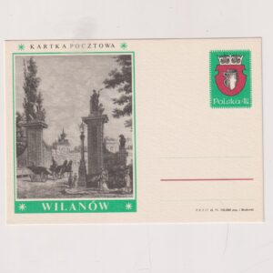 Fi 0510 całostka pocztowa Cp Wilanów - turystyka