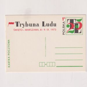 Fi 578 całostka pocztowa Cp 25-lecie Trybuny Ludu