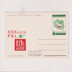 Fi 604 całostka pocztowa Cp X Alert ZHP