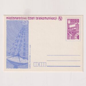 Fi 673 całostka pocztowa Cp Międzynarodowy Dzień Telekomunikacji