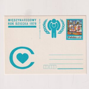 Fi 715 całostka pocztowa Cp Zapowiedź Międzynarodowego Roku Dziecka 1979