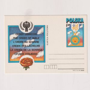 Fi 726 całostka pocztowa Cp Order Uśmiechu-Międzynarodowy Rok Dziecka