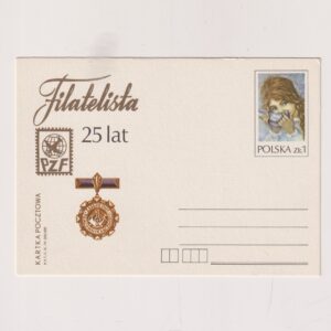 Fi 739 całostka pocztowa Cp 25-lecie dwutygodnika "Filatelista"