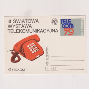 Fi 737 całostka pocztowa Cp III Światowa Wystawa Telekomunikacyjna "Telecom 79"