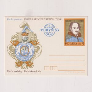 Fi 843 całostka pocztowa Cp XIV OWF "Toruń 83"