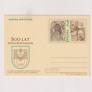 Fi 920 całostka pocztowa Cp 800 lat Inowrocławia