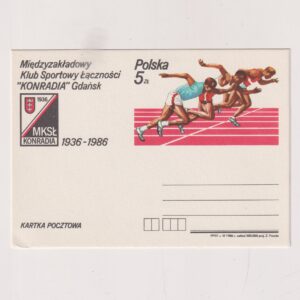 Fi 928 K całostka pocztowa Cp 50 lat MKS "Konradia" w Gdańsku karnet