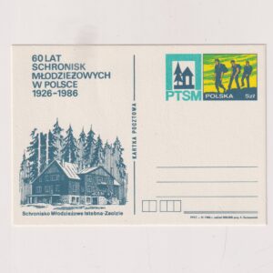 Fi 931 całostka pocztowa Cp 60 lat schronisk młodzieżowych w Polsce