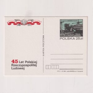 Fi 1002 całostka pocztowa Cp 45 lat PRL