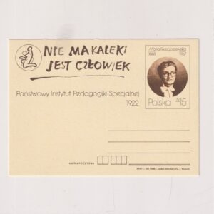 Fi 981 całostka pocztowa Cp 100 rocznica urodzin Marii Grzegorzewskiej