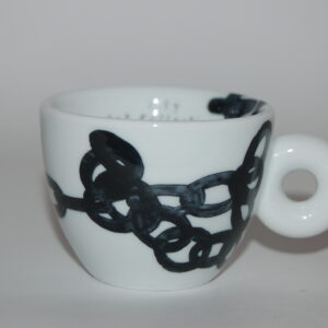 Filiżanka espresso ILLY Art Collection Genesi Monica Bonvicini 2024 Z TALERZYKIEM FU69