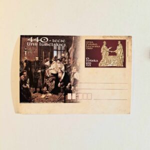 Fi 1500 całostka pocztowa Cp  90-lecie 440-lecie Unii Lubelskiej