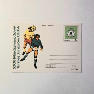 Fi 695 całostka pocztowa Cp XXXI Międzynarodowy Turniej Juniorów EFA (Piłka nożna)