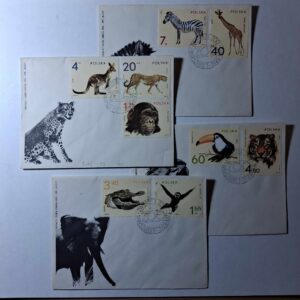 Fi 2015 - 2023 FDC Zwierzęta z ogrodów zoologicznych. r.1972