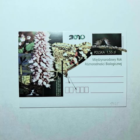 Fi 1545 całostka pocztowa Cp Międzynarodowy Rok Różnorodności Biologicznej