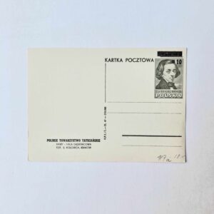 Fi 117 c całostka pocztowa Cp Fryderyk Chopin karta cp 101 c z nadrukiem