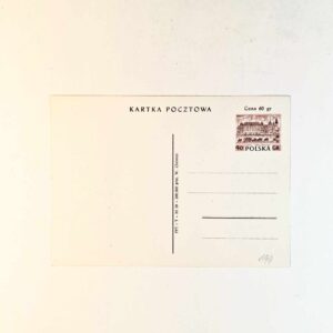 Fi 194 całostka pocztowa Cp Zabytkowe budowle miast polskich Kraków