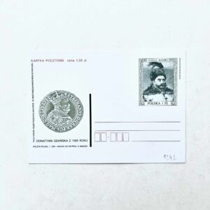 Fi 1242 całostka pocztowa Cp Poczet królów polskich