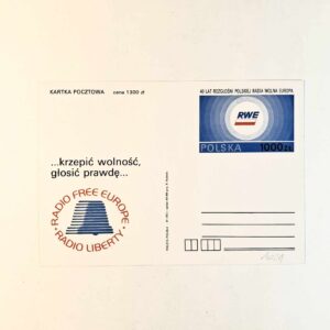 Fi 1021 całostka pocztowa Cp 40 lat rozgłośni Polskiej RWE