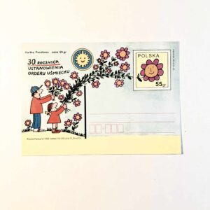 Fi 1183 całostka pocztowa Cp 30. rocznica ustanowienia Orderu Uśmiechu
