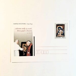 Fi 1202 całostka pocztowa Cp Matka Boża Katyńska