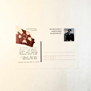 Fi 1178 całostka pocztowa Cp 80 rocznica Marynarki Wojennej RP