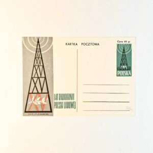 Fi 173 a całostka pocztowa Cp 15-lecie Radiofonii w Polsce