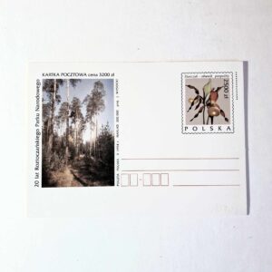 Fi 1070 całostka pocztowa Cp 20 lat Roztoczańskiego Parku Narodowego