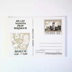 Fi 988 całostka pocztowa Cp 650 lat Świecia