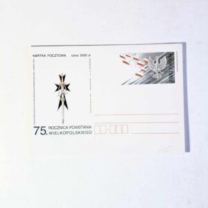 Fi 1061 całostka pocztowa Cp 75 rocznica Powstania Wielkopolskiego