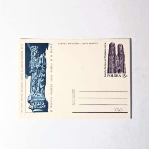 Fi 836 całostka pocztowa Cp II Wizyta Papieża Jana Pawła II w Polsce